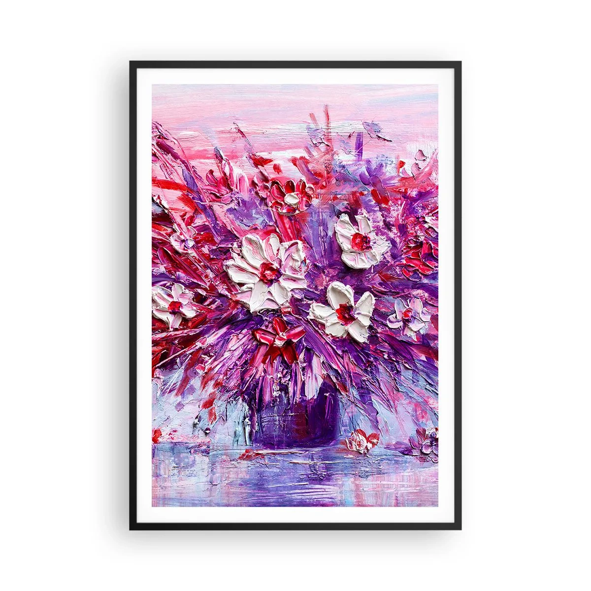 Plakat w czarnej ramie - Niewinność i namiętność - 70x100 cm