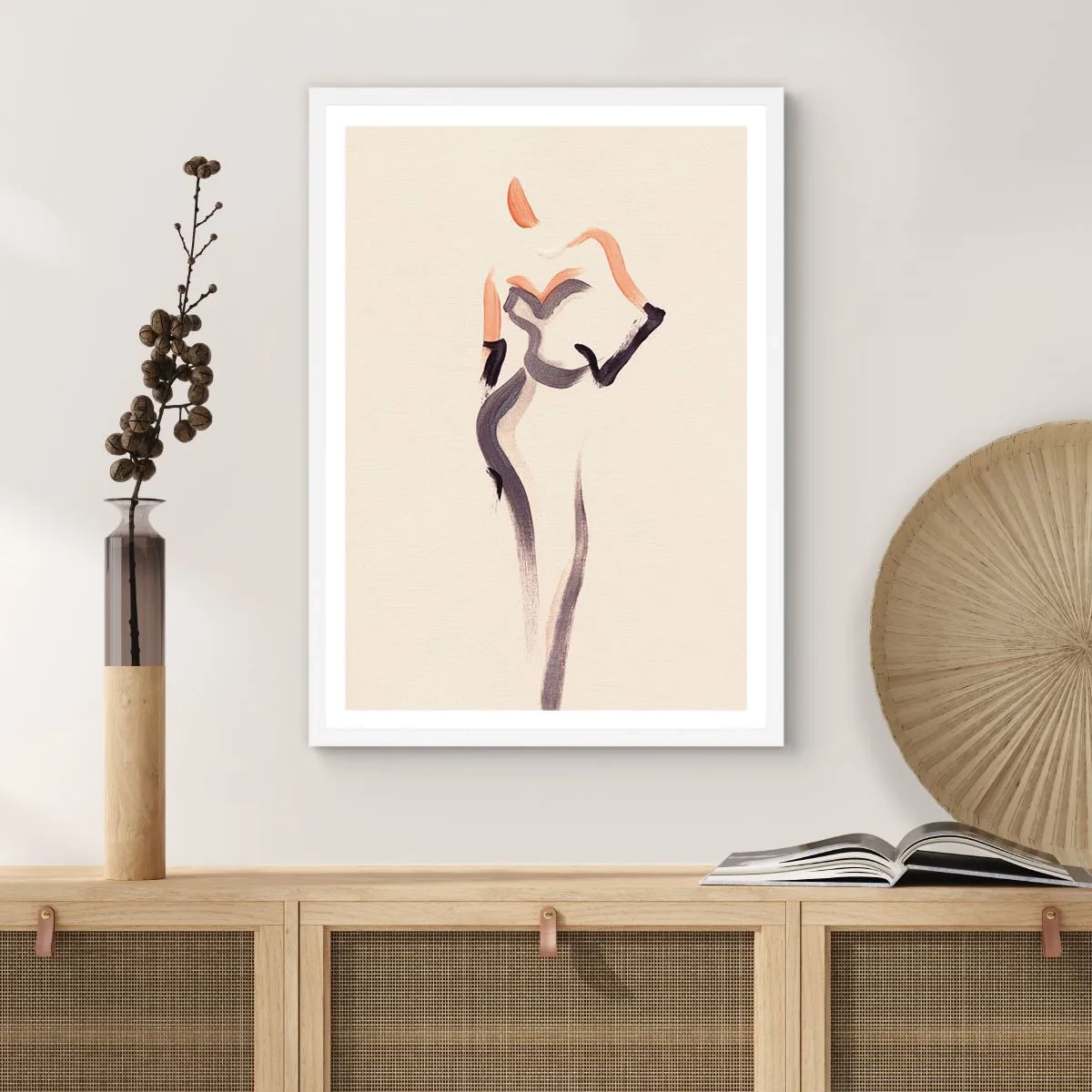 Plakat w białej ramie - Ze złotych lat Hollywood - 40x50 cm