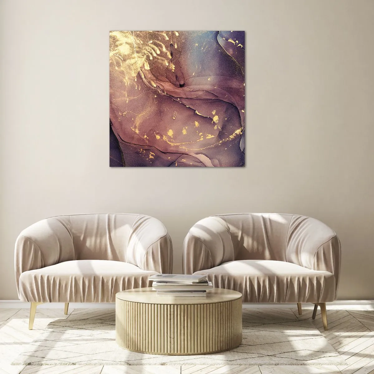 Obraz na szkle - Materia i duch - 40x40 cm