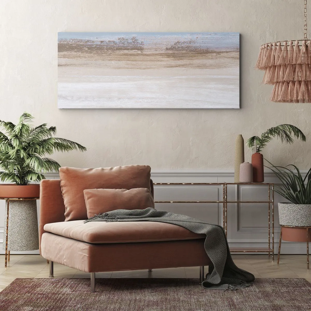 Obraz na płótnie - Niejednoznaczny pejzaż - 90x30 cm