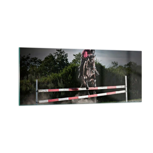 Obraz na szkle - Razem po zwycięstwo - 100x40 cm