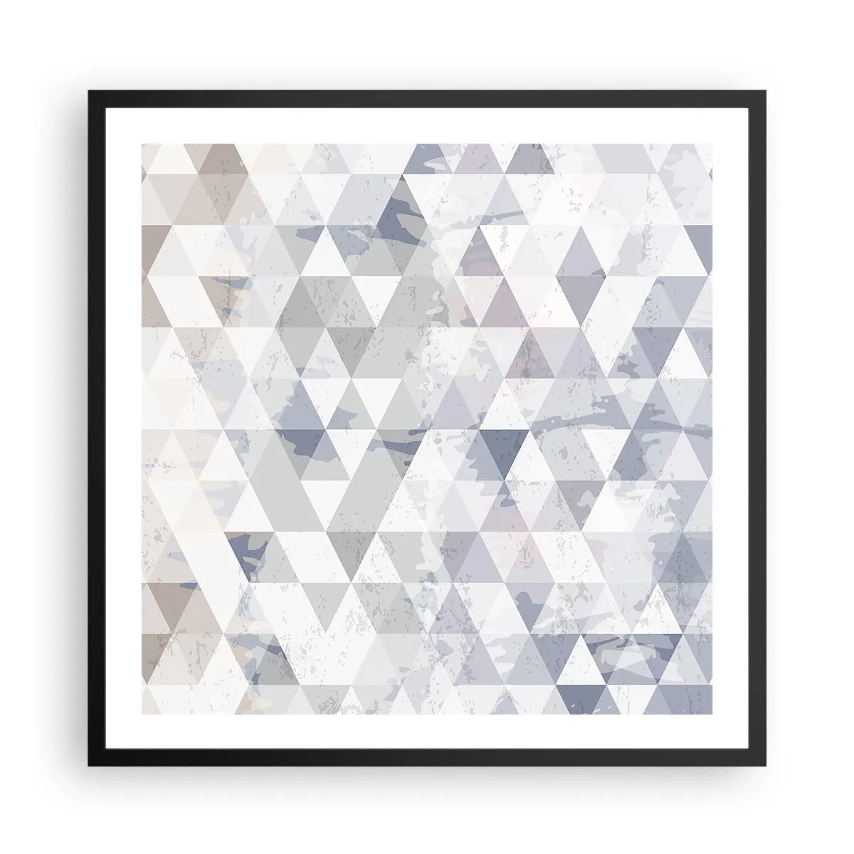 Plakat w czarnej ramie - W rytmie na trzy - 60x60 cm