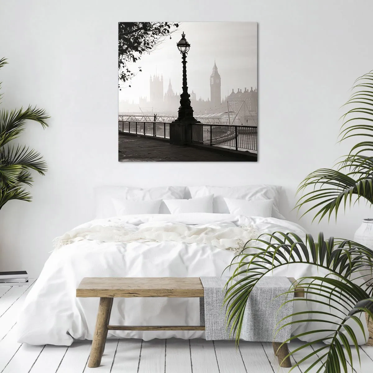 Obraz na płótnie - Londyński poranek - 60x60 cm