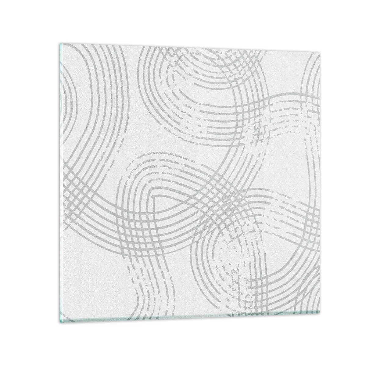 Obraz na szkle - Nie ma prostej drogi - 60x60 cm