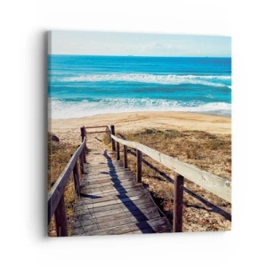 Obraz na płótnie - Biegnij! - 40x40 cm