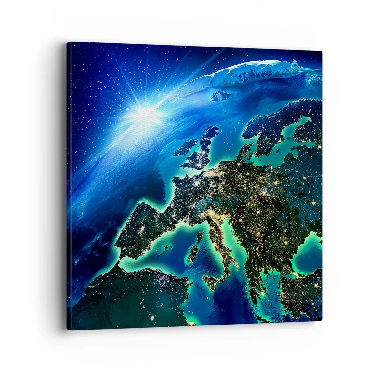 Obraz na płótnie - Roziskrzona Europa - 40x40 cm