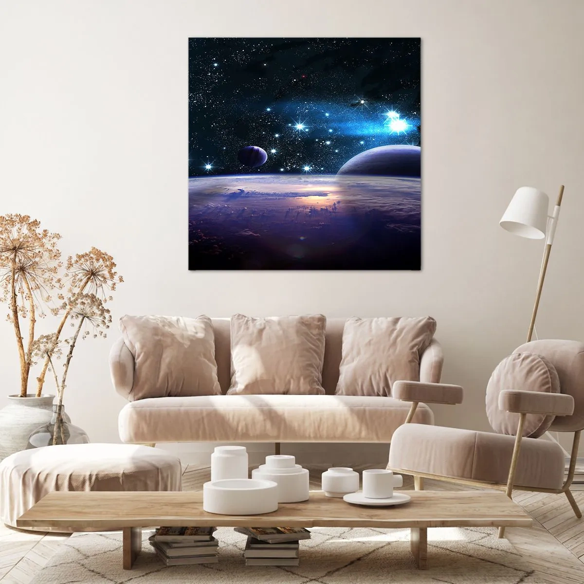 Obraz na płótnie - Wciąż sami? - 70x70 cm