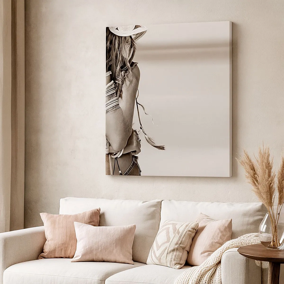 Obraz na płótnie - Jak to dziewczyna - 30x30 cm