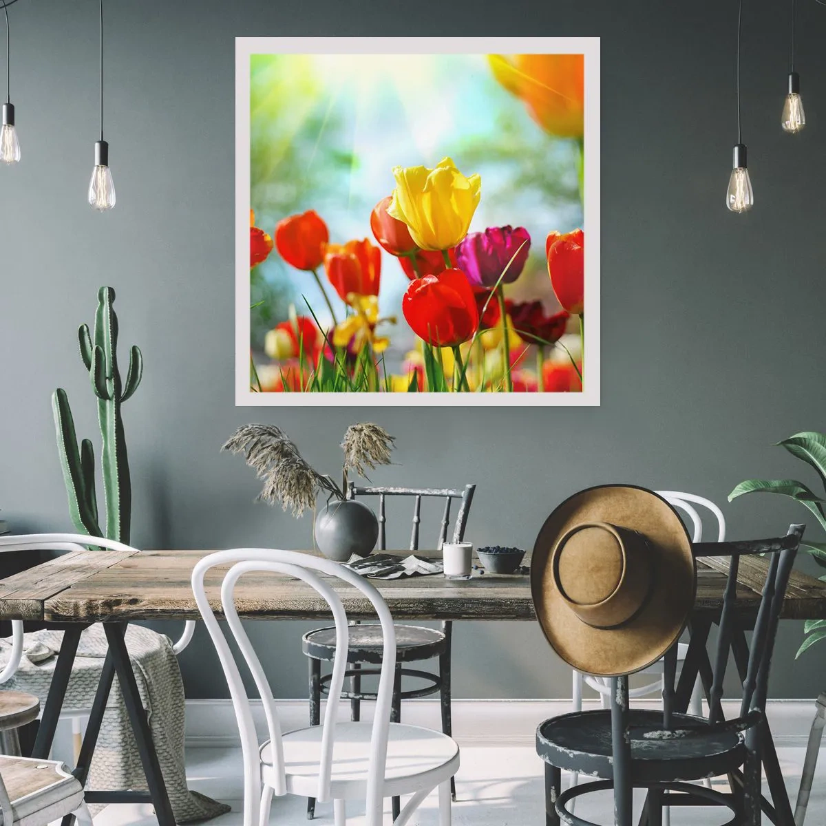 Plakat - Wszystkie barwy słońca - 40x40 cm
