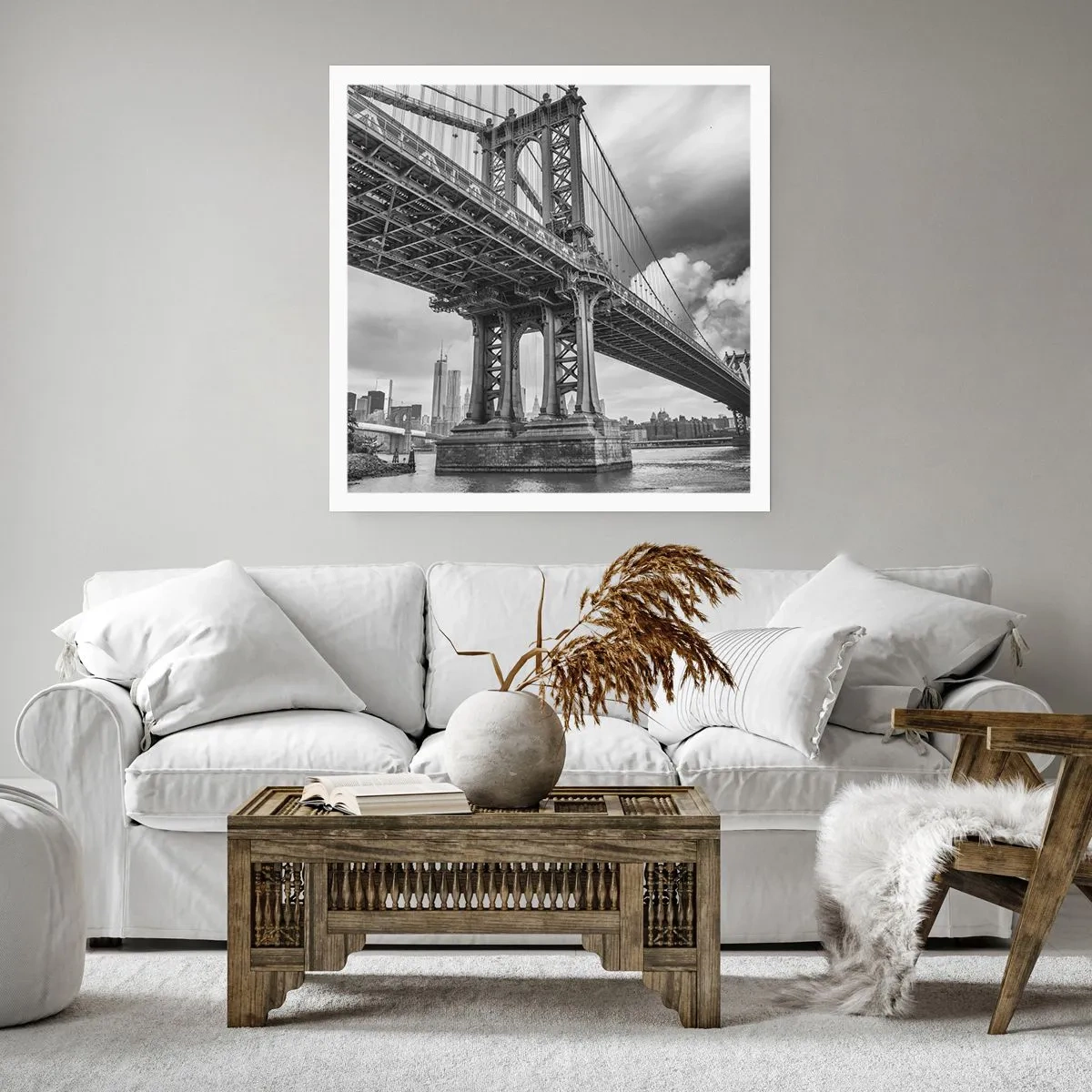 Plakat - Do serca miasta - 40x40 cm