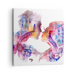 Obraz na płótnie - Tajemny most westchnień - 60x60 cm