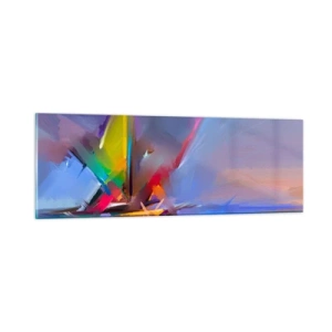 Obraz na szkle - Śmigła jak ptak - 90x30 cm