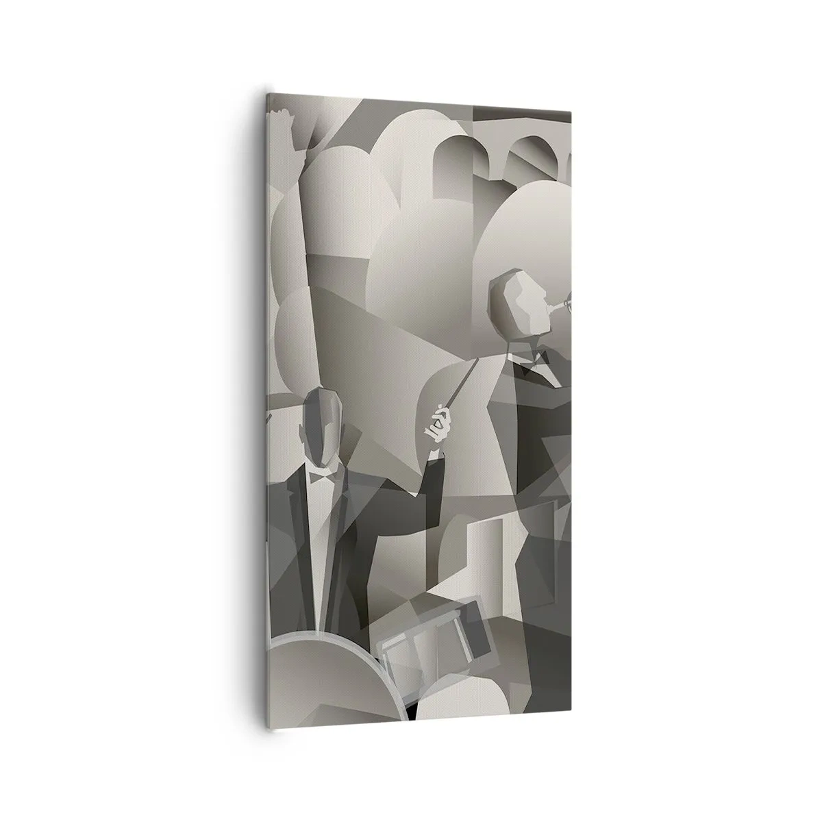 Obraz na płótnie - W przestrzeni dźwięków - 65x120 cm