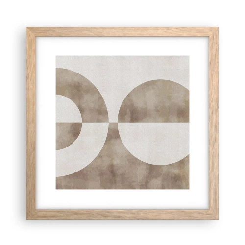 Plakat w ramie jasny dąb - Podobieństwa i różnice - 30x30 cm