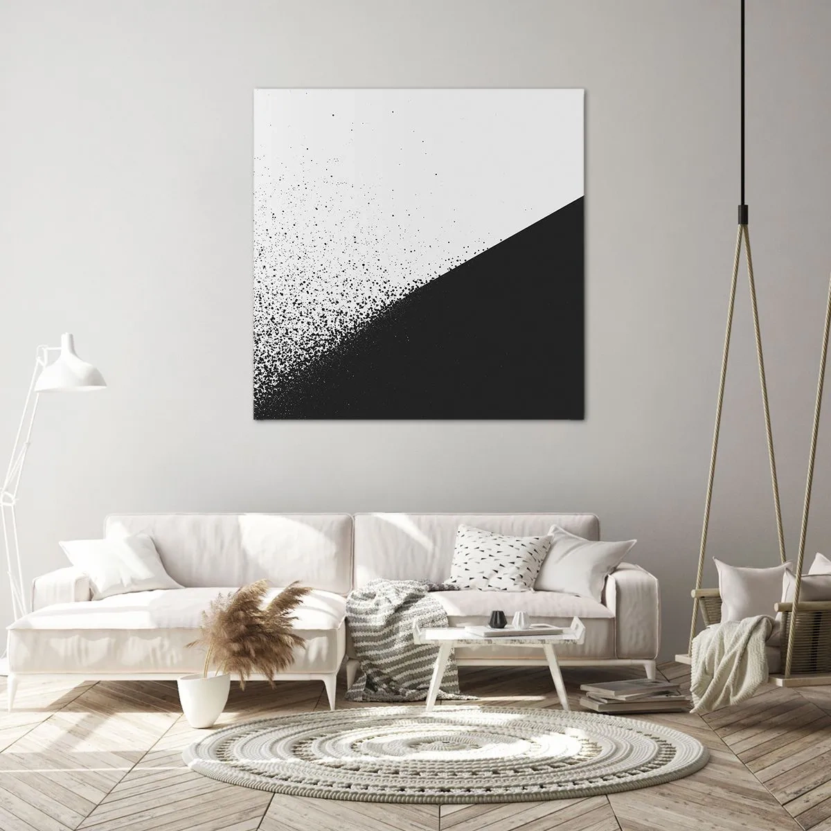 Obraz na płótnie - Coraz szybciej, coraz więcej - 60x60 cm