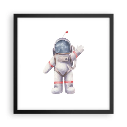 Plakat w czarnej ramie - To na razie! - 40x40 cm