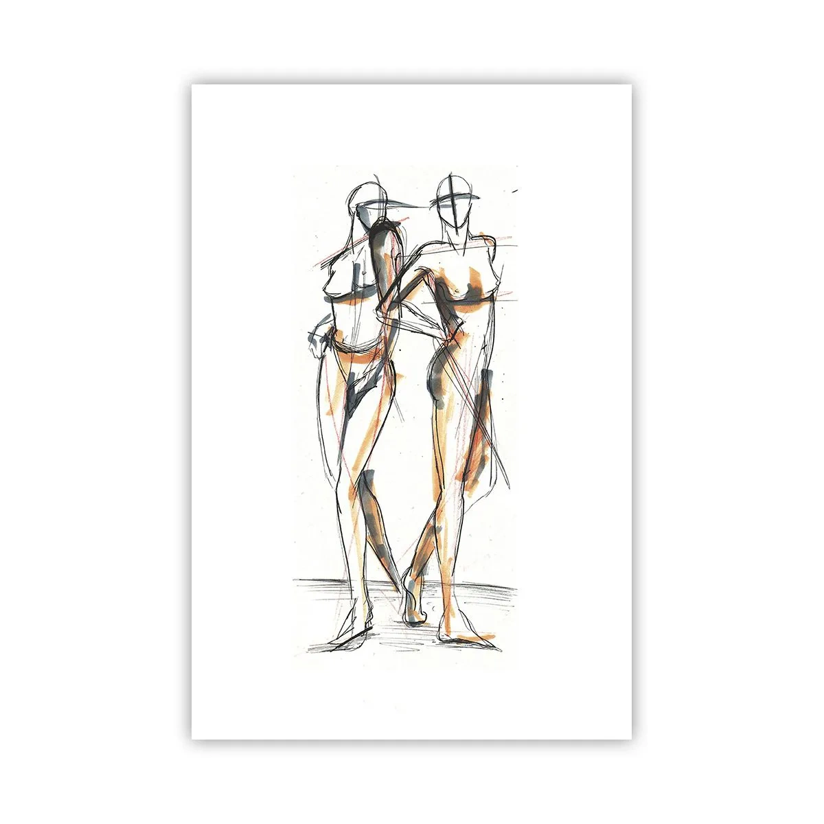 Plakat - Studium wdzięku - 61x91 cm