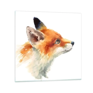 Obraz na szkle - Ostrożności nigdy za wiele - 40x40 cm