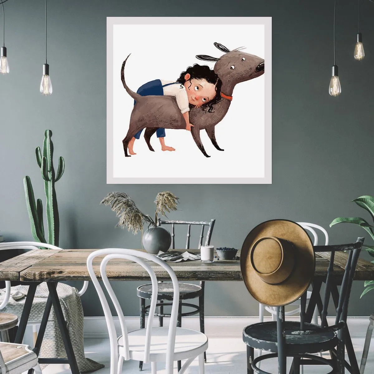 Plakat - Najlepsi przyjaciele - 60x60 cm