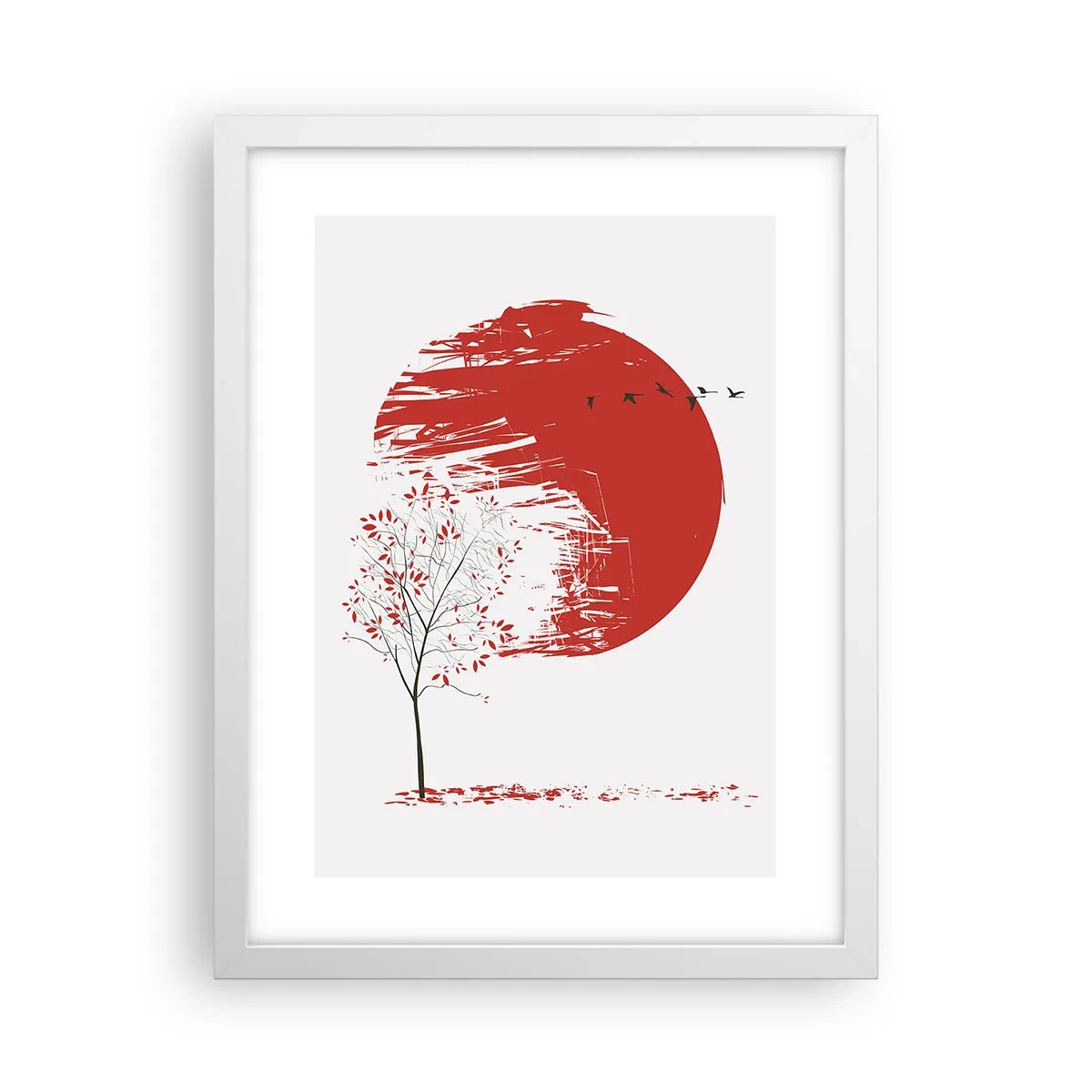 Plakat w białej ramie - Znasz li ten kraj? - 30x40 cm