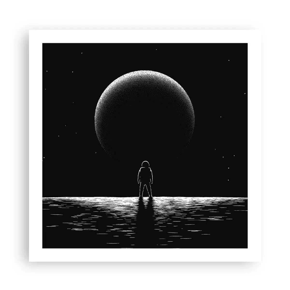 Plakat - Twarzą w twarz - 60x60 cm