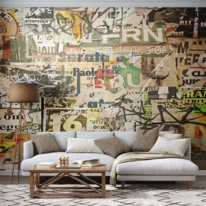 Fototapeta Premium Sand - Oj, dzieje się… - Graffiti, Mural, Sztuka - 150x105 cm