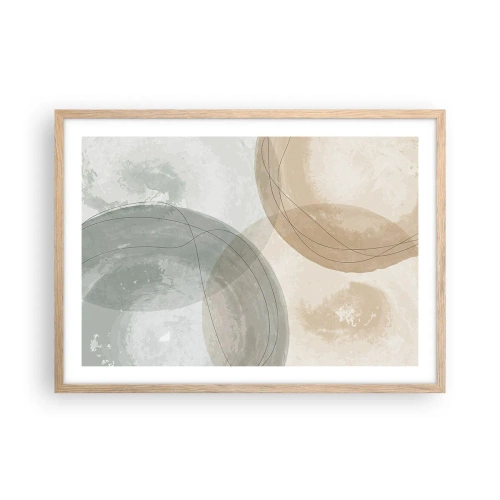 Plakat w ramie jasny dąb - Przenikanie światów - 70x50 cm