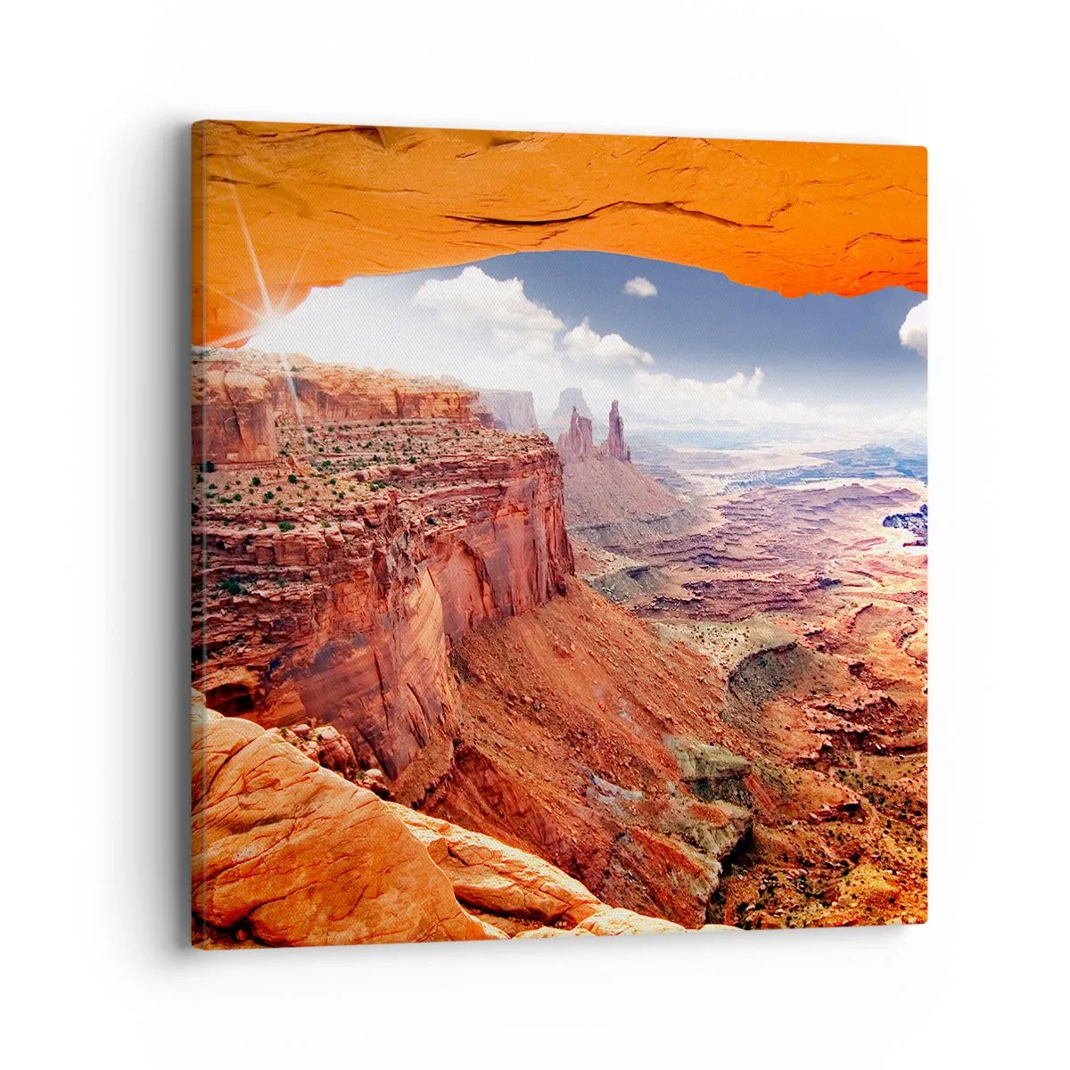 Obraz na płótnie - Wyrzeźbione przez samą naturę - 40x40 cm