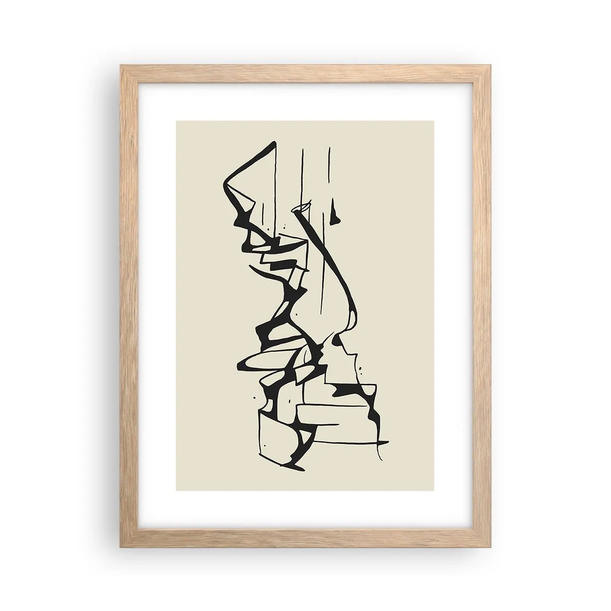 Plakat w ramie jasny dąb - Być może pejzaż - 30x40 cm