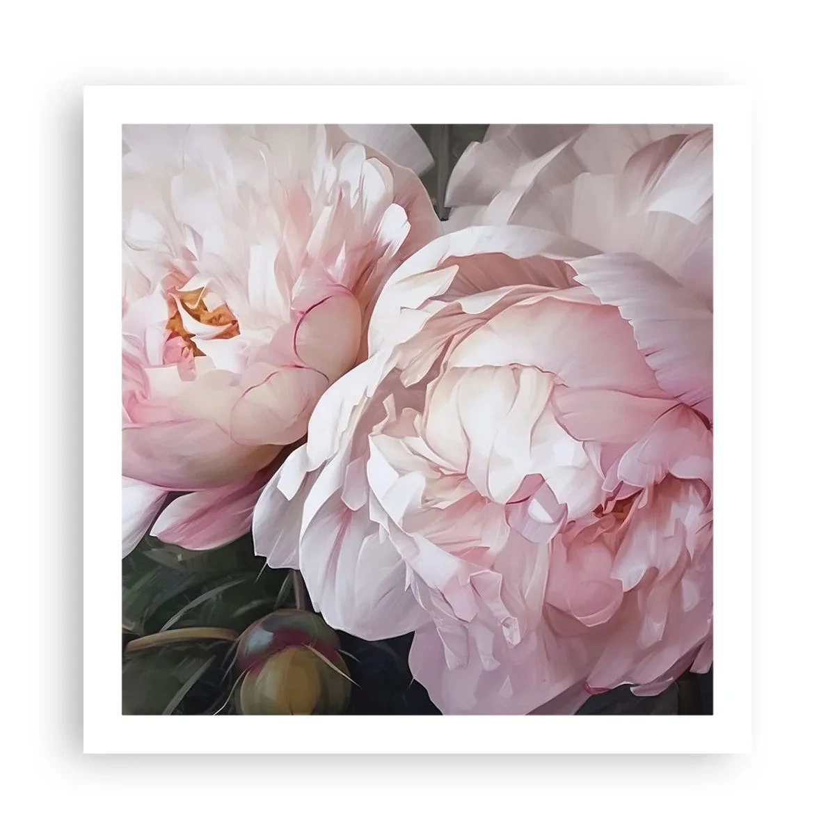 Plakat - Zatrzymane w rozkwicie - 60x60 cm
