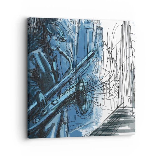 Obraz na płótnie - Miejska rapsodia - 30x30 cm