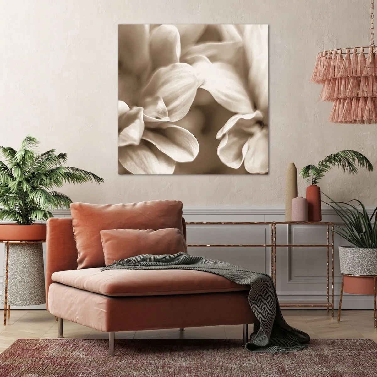 Obraz na płótnie - Łagodne jak uśmiech - 60x60 cm