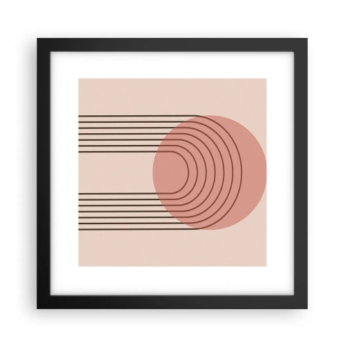 Plakat w czarnej ramie - Nieodparte przyciąganie - 30x30 cm