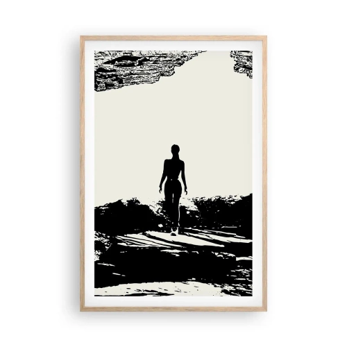 Plakat w ramie jasny dąb - Nowe spojrzenie - 61x91 cm