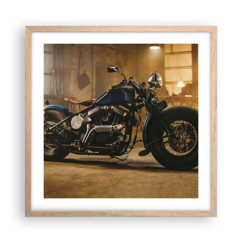 Plakat w ramie jasny dąb - Mogę wszystko - 50x50 cm