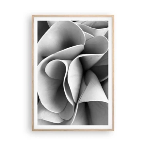 Plakat w ramie jasny dąb - Dzieje się w przestrzeni - 70x100 cm