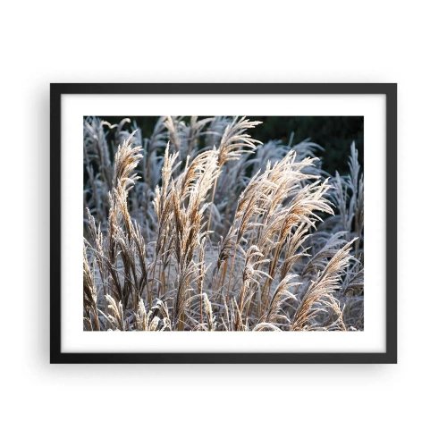 Plakat w czarnej ramie - Szronem ustrojone - 50x40 cm