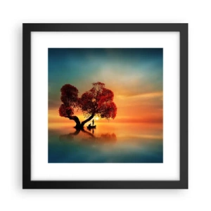 Plakat w czarnej ramie - Oddaleńcy i ciszyzna bezświata - 30x30 cm