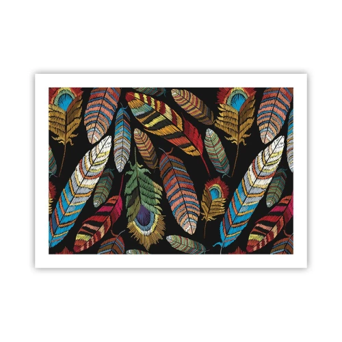 Plakat - Ptasi karnawał - 70x50 cm