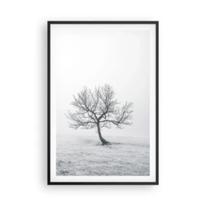 Plakat w czarnej ramie - Przeciw nicości - 61x91 cm