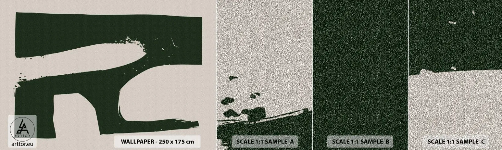 Fototapeta Próbka Premium Sand - Zatoki bieli - Boho, Minimalizm, Kształt - 100x30 cm