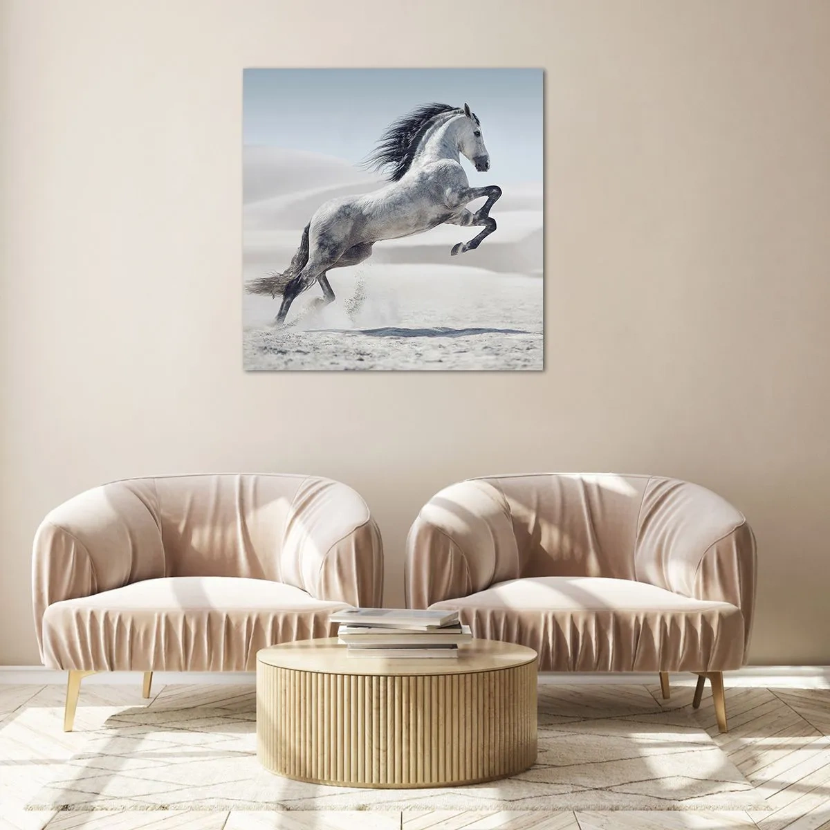 Obraz na szkle - Arabski książę - 70x70 cm