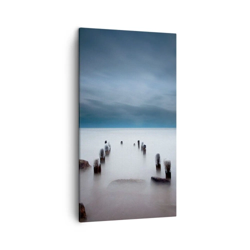 Obraz na płótnie - Zamyślone jezioro - 45x80 cm