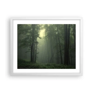 Plakat w białej ramie - Zanim się obudzi - 50x40 cm