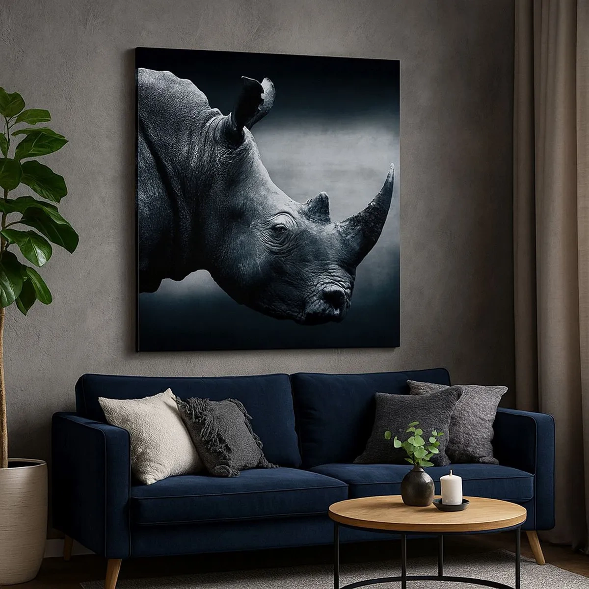 Obraz na płótnie - Prawy profil - 30x30 cm