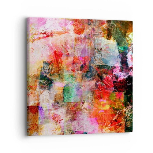 Obraz na płótnie - Podróż poprzez róż - 30x30 cm