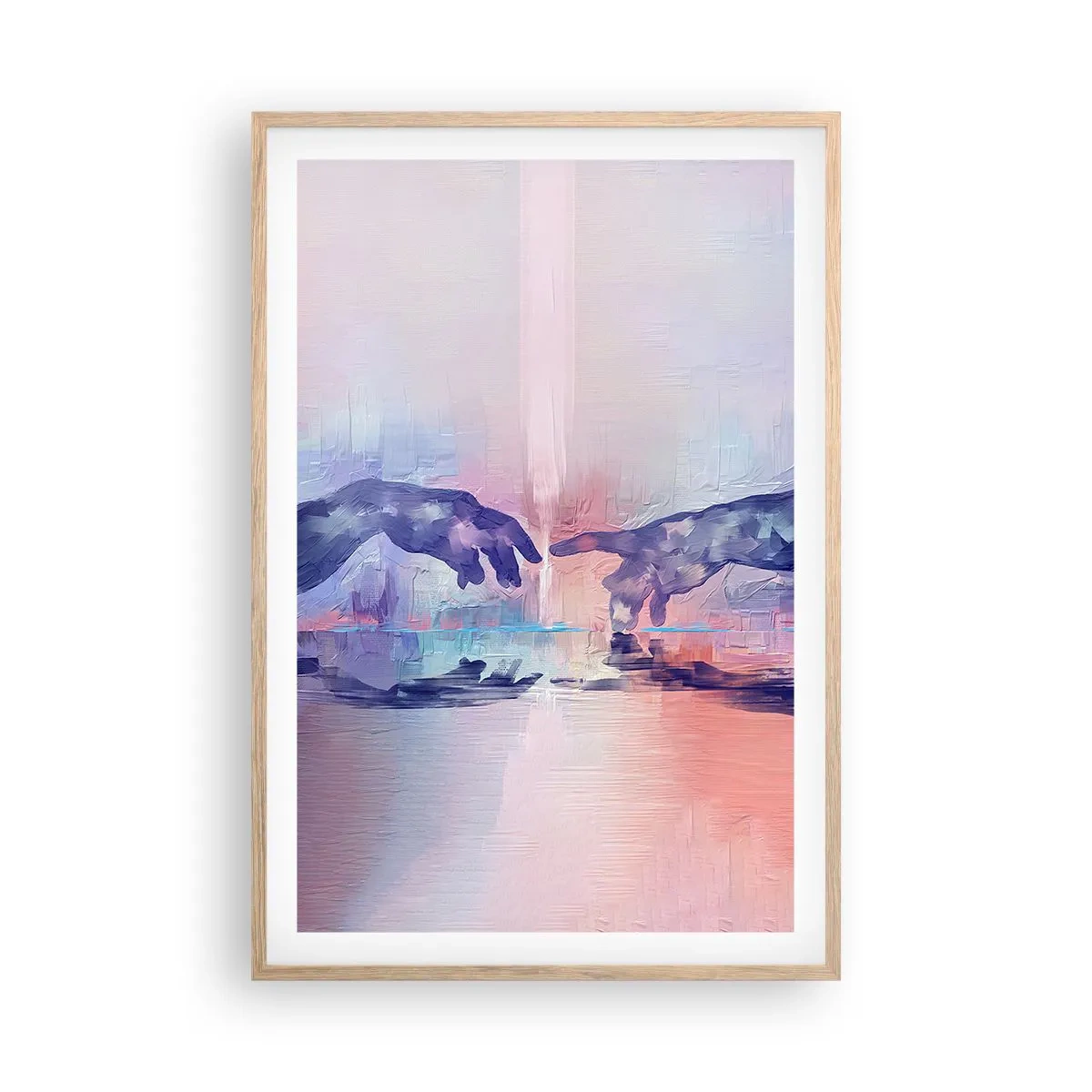 Plakat w ramie jasny dąb - Boska iskra życia - 61x91 cm