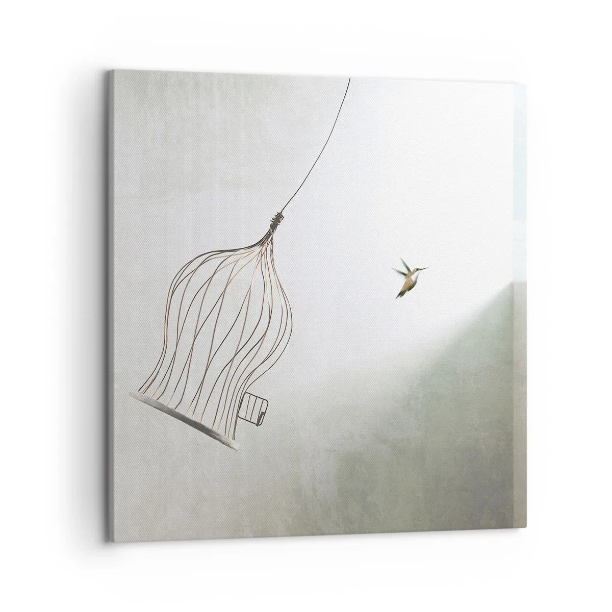 Obraz na płótnie - W swoim żywiole - 50x50 cm