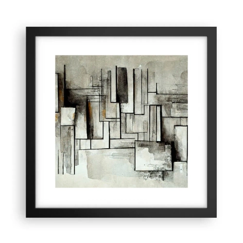 Plakat w czarnej ramie - Siła prostoty - 30x30 cm