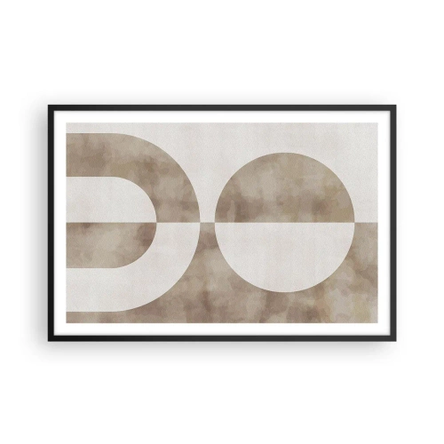 Plakat w czarnej ramie - Podobieństwa i różnice - 91x61 cm